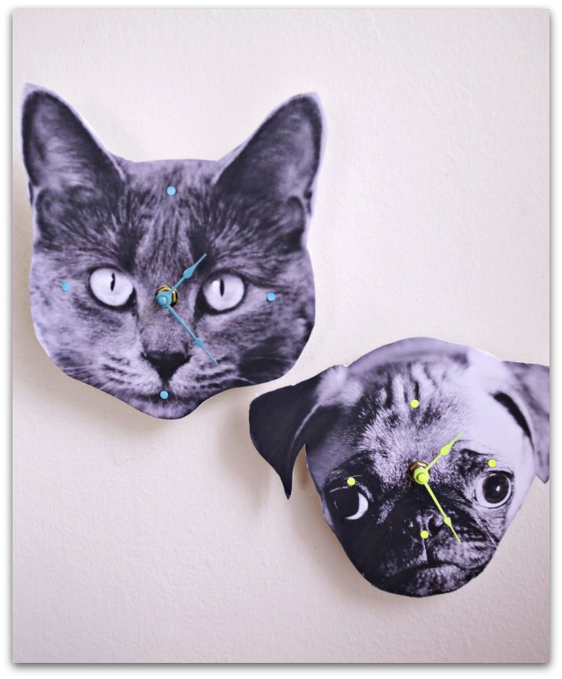 photo wall clock