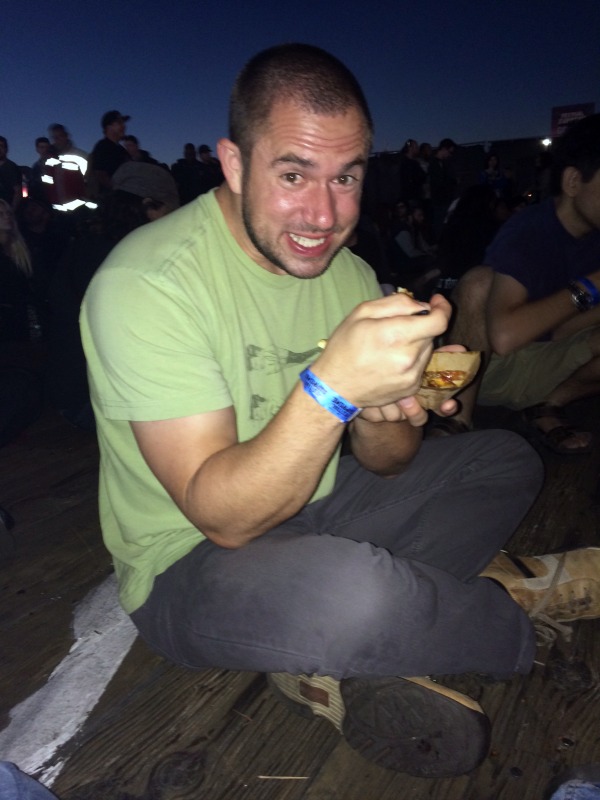 sitting on the pier