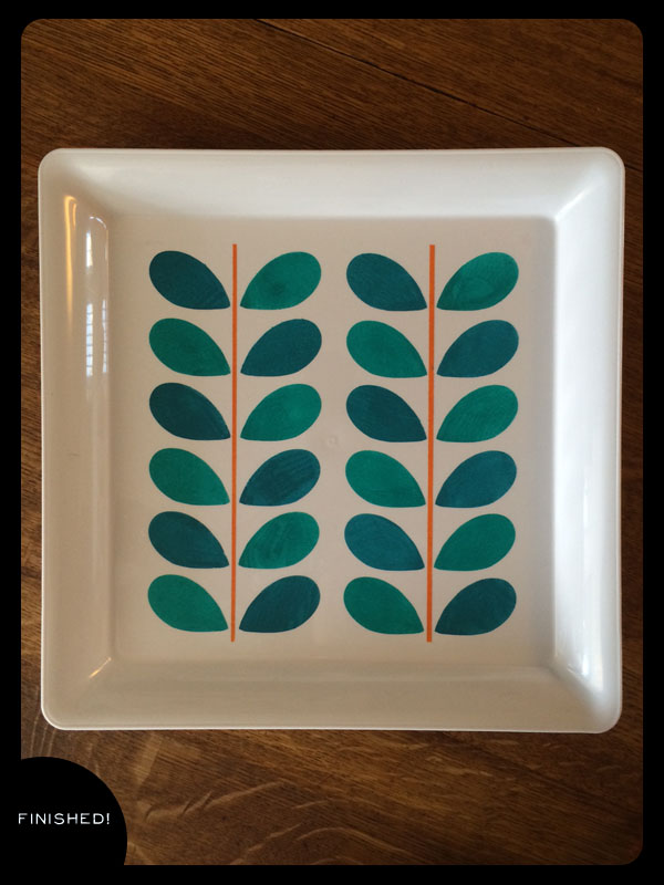 Finished tray