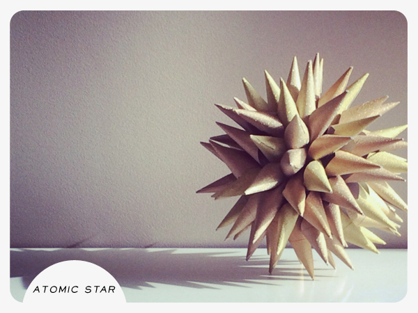 Gold atomic star