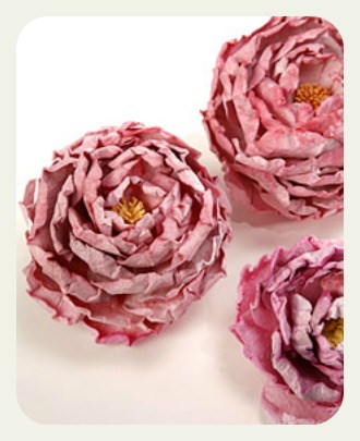 paper peonies