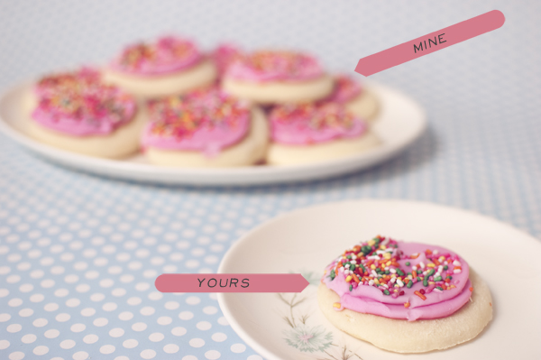 pink cookies