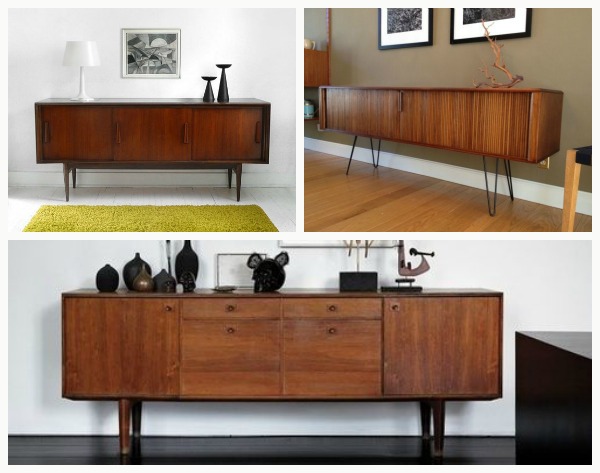 Mid century credenzas